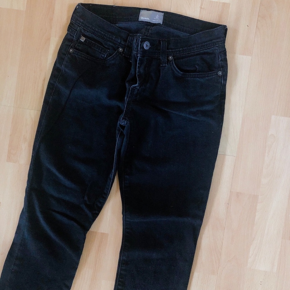 BENCH Black Denim Skinny Jeans Low Rise 🖤💋 - Picture 2 of 6